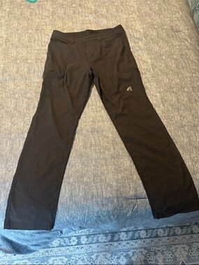 Eddie Bauer Black Women's Cargo Track Pants